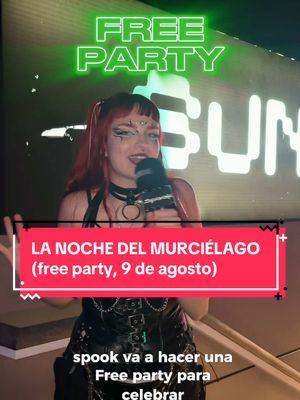Si alguna vez has comprado una entrada para Spook, revisa tu correo porque te llegará un código con el que podrás entrar gratis a La noche del Murciélago 🦇 Nos vemos el 9 de agosto en #Spook ❤️‍🔥 #100k #spookTV #freeparty #valencia 